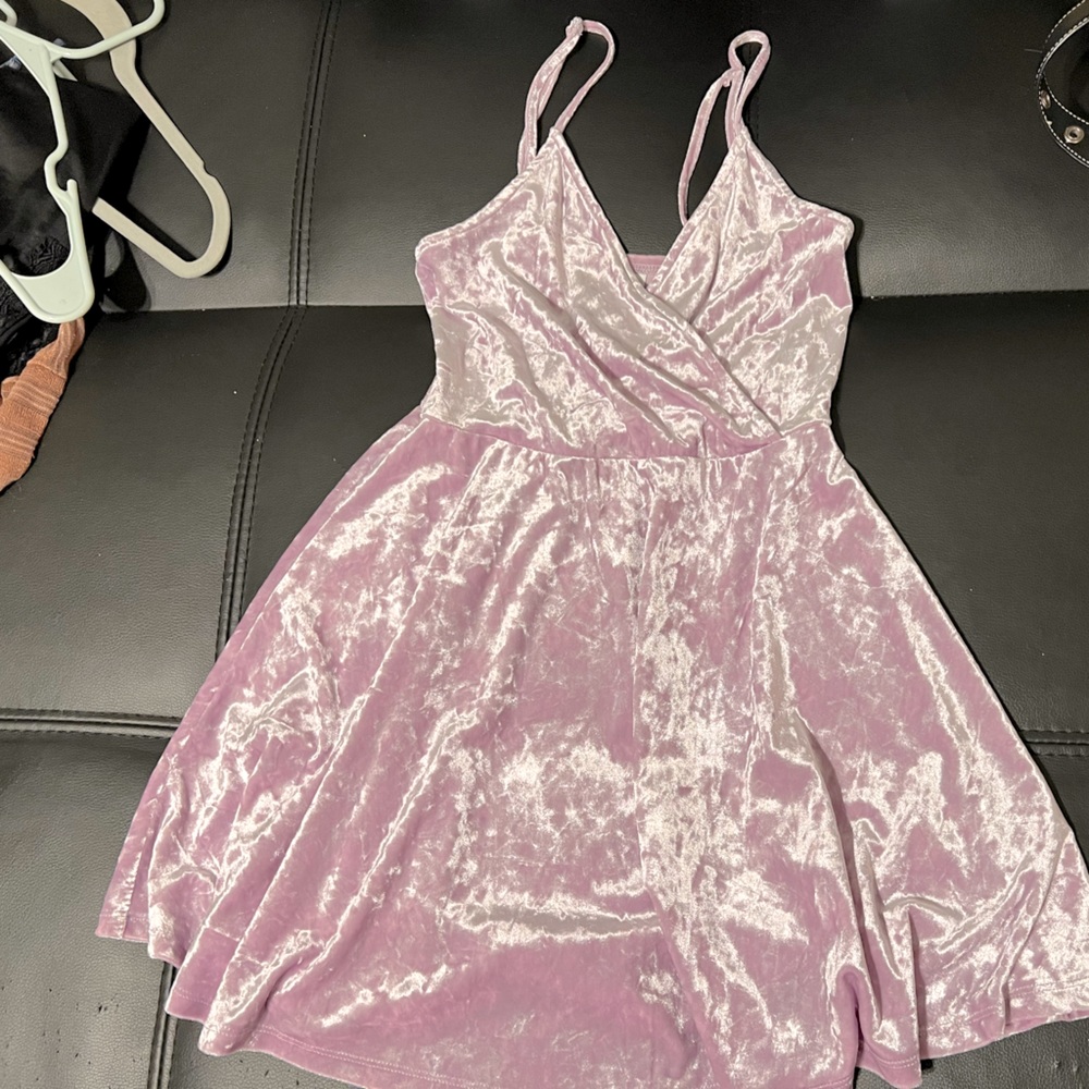 Lavender/ Lilac Velvet Mini adress